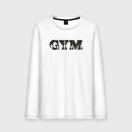Мужской лонгслив хлопок Man gym
