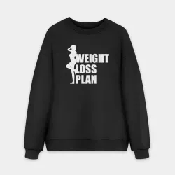 Мужской свитшот oversize без начеса хлопок План похудения