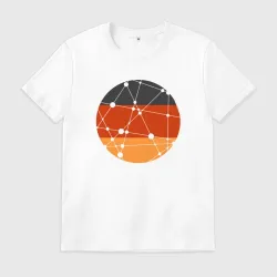 Мужская футболка хлопок Germany flag