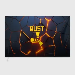 Флаг 3D Rust огненные плиты 