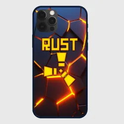 Чехол для iPhone 12 Pro Rust огненные плиты 