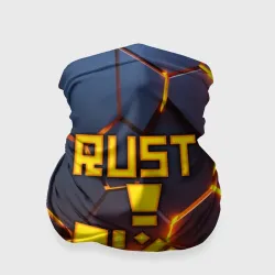 Бандана-труба 3D Rust огненные плиты 