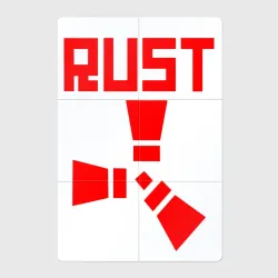 Магнитный плакат 2Х3 Rust red logo