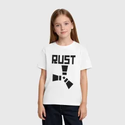 Детская футболка хлопок Rust black - фото 2