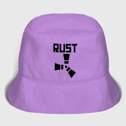 Женская панама хлопок Rust black