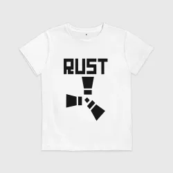 Детская футболка хлопок Rust black