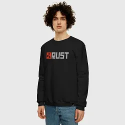 Мужской свитшот хлопок Rust логотип игры - фото 2