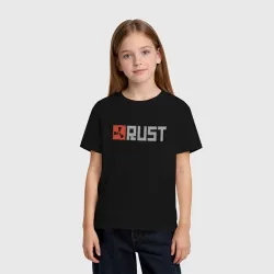 Детская футболка хлопок Rust логотип игры - фото 2