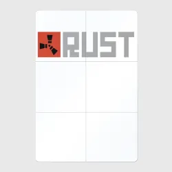 Магнитный плакат 2Х3 Rust логотип игры