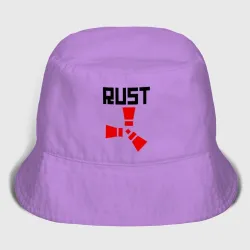 Мужская панама хлопок Rust black red