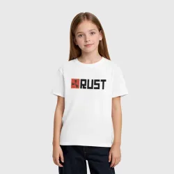 Детская футболка хлопок Rust чёрный - фото 2