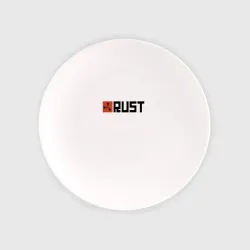 Тарелка Rust чёрный