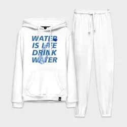 Мужской костюм хлопок с толстовкой Fresh water