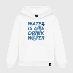 Мужская толстовка хлопок Fresh water