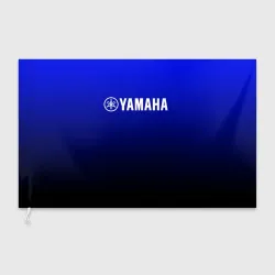 Флаг 3D Yamaha blue racing motosport 