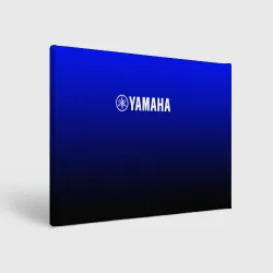 Холст прямоугольный Yamaha blue racing motosport 