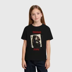 Детская футболка хлопок Пиковая дама - Пушкин - фото 2
