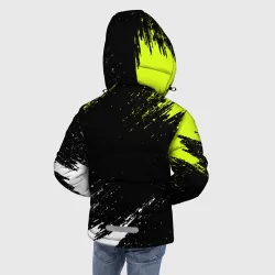 Зимняя куртка для мальчиков 3D Monster energy брызги красок экстрим - фото 4