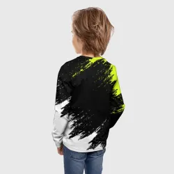 Детский лонгслив 3D Monster energy брызги красок экстрим - фото 4