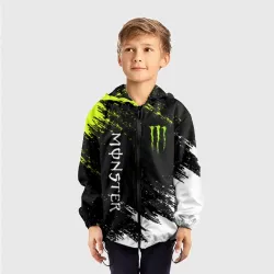 Детская ветровка 3D Monster energy брызги красок экстрим - фото 2