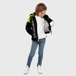 Зимняя куртка для мальчиков 3D Monster energy брызги красок экстрим - фото 5