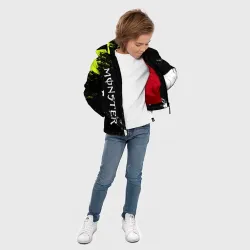 Зимняя куртка для мальчиков 3D Monster energy брызги красок экстрим - фото 5