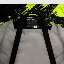 Зимняя куртка для мальчиков 3D Monster energy брызги красок экстрим - фото 7