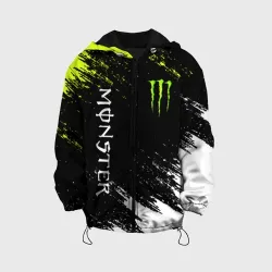 Детская куртка 3D Monster energy брызги красок экстрим