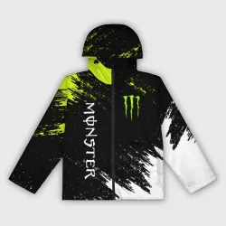 Женская ветровка 3D Monster energy брызги красок экстрим