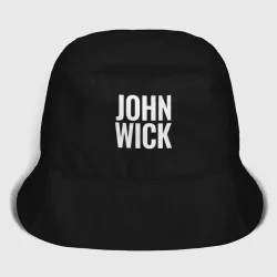 Женская панама хлопок John Wick лого красный