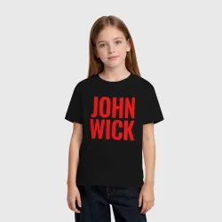 Детская футболка хлопок John Wick белый цвет Киану Ривз - фото 2