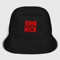 Мужская панама хлопок John Wick белый цвет Киану Ривз