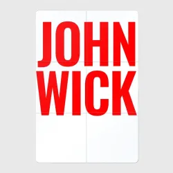 Магнитный плакат 2Х3 John Wick белый цвет Киану Ривз