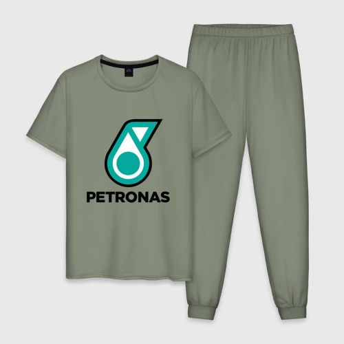 Мужская пижама хлопок Mercedes-Benz petronas logo 