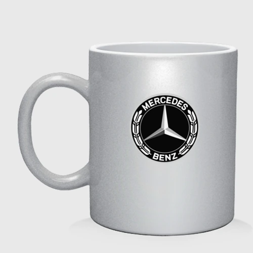 Кружка керамическая Mercedes-Benz большая эмблема