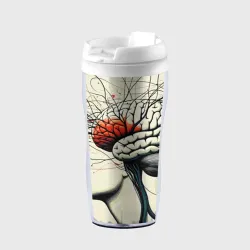 Термокружка-непроливайка Мозг и нейронные связи