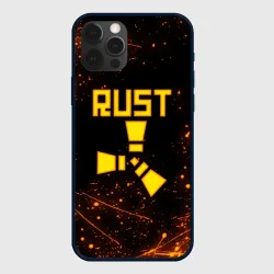 Чехол для iPhone 12 Pro Rust огненный 