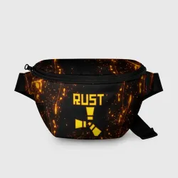 Поясная сумка 3D Rust огненный 