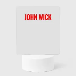 Светильник-ночник John Wick red logo