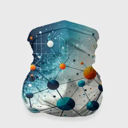 Бандана-труба 3D Молекулярная сеть