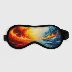 Маска для сна 3D Огонь и вода