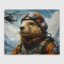 Плед 3D Сусликпилот в горах