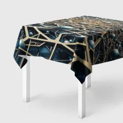 Скатерть 3D Молекулярная структура