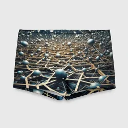 Детские купальные плавки 3D Молекулярная структура
