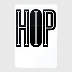 Магнитный плакат 2Х3 Hip-hop black white rap