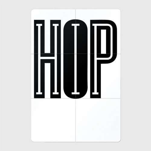 Магнитный плакат 2Х3 Hip-hop black white rap