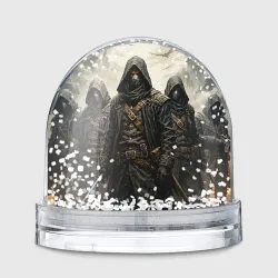 Игрушка Снежный шар Ночной город в огне