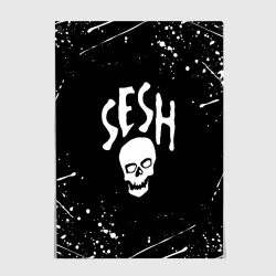 Постер Team Sesh Bones брызги красок