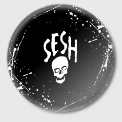 Значок Team Sesh Bones брызги красок
