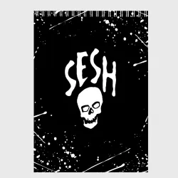 Скетчбук Team Sesh Bones брызги красок